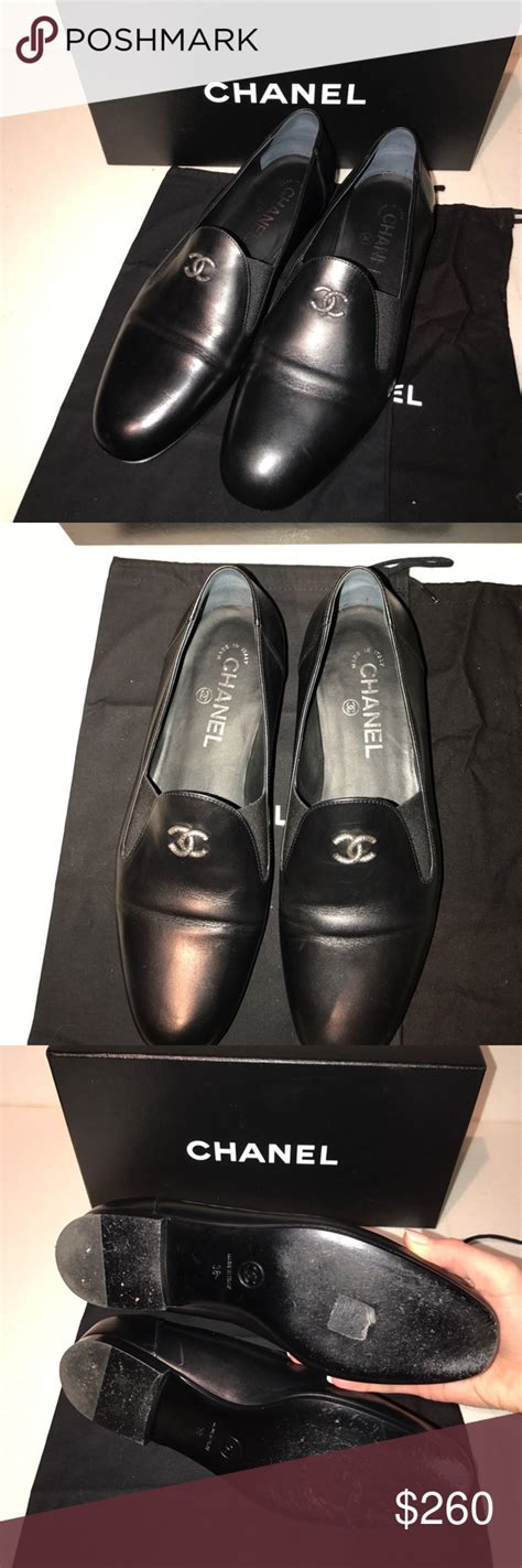 authentic chanel loafers.